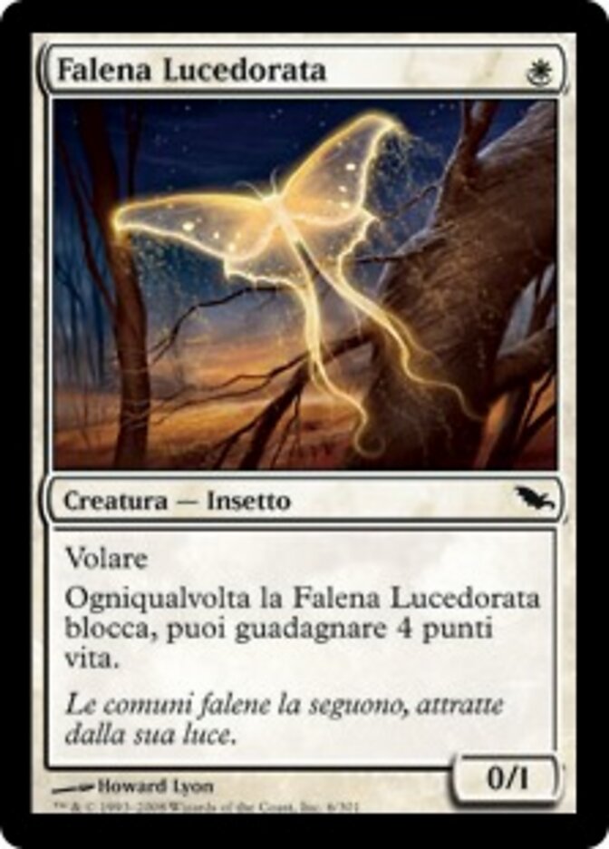 Falena Lucedorata