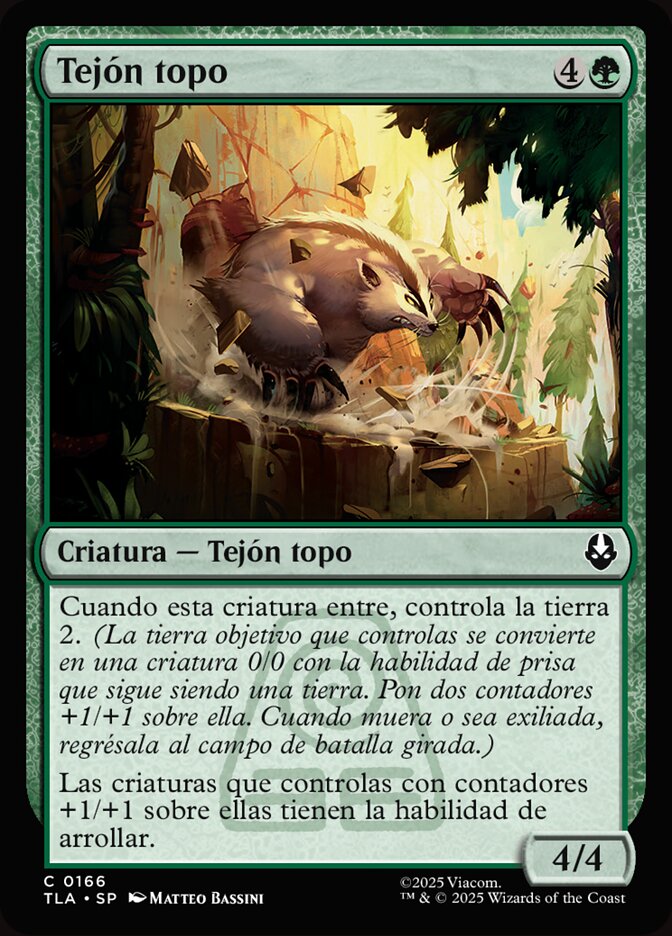 Tejón topo