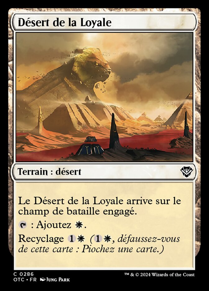 Désert de la Loyale