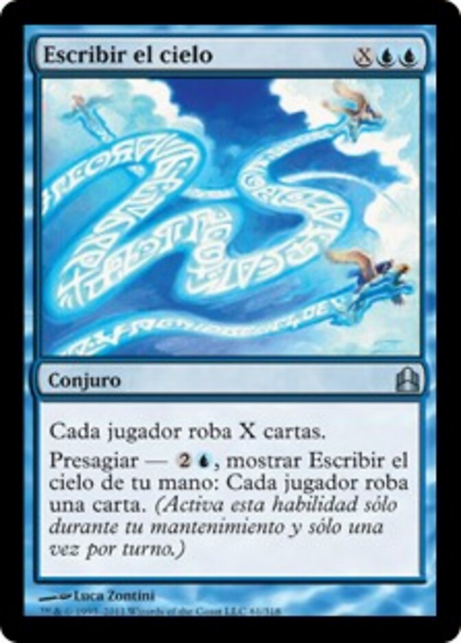 Escribir el cielo
