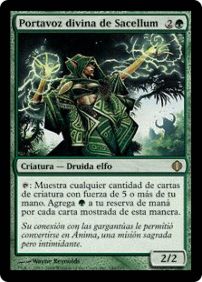 Portavoz divina de Sacellum