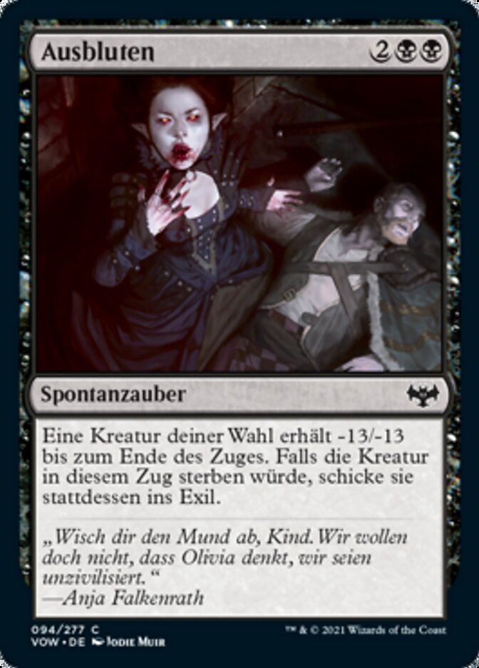 Ausbluten