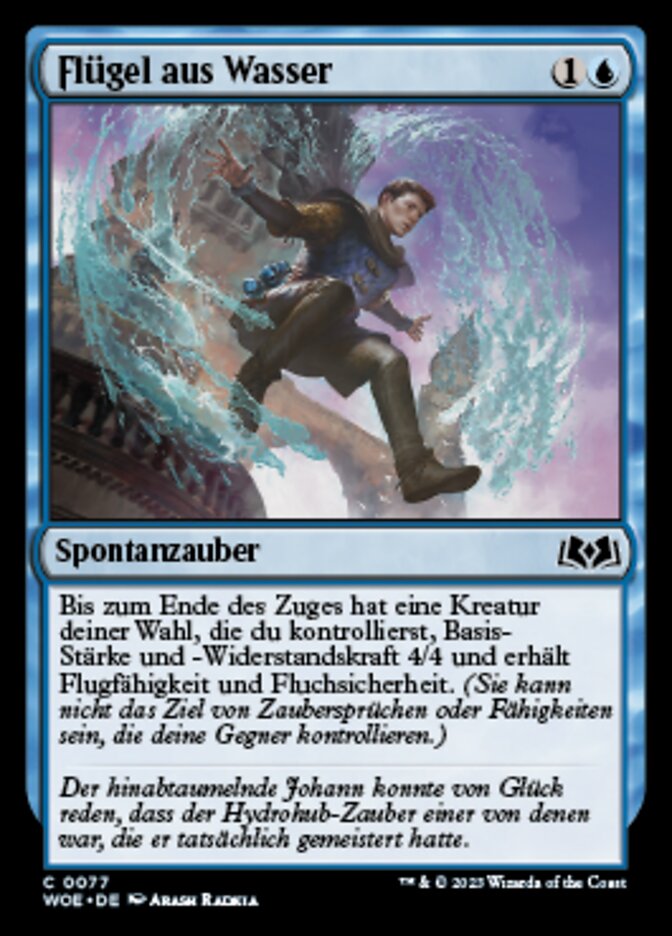 Flügel aus Wasser