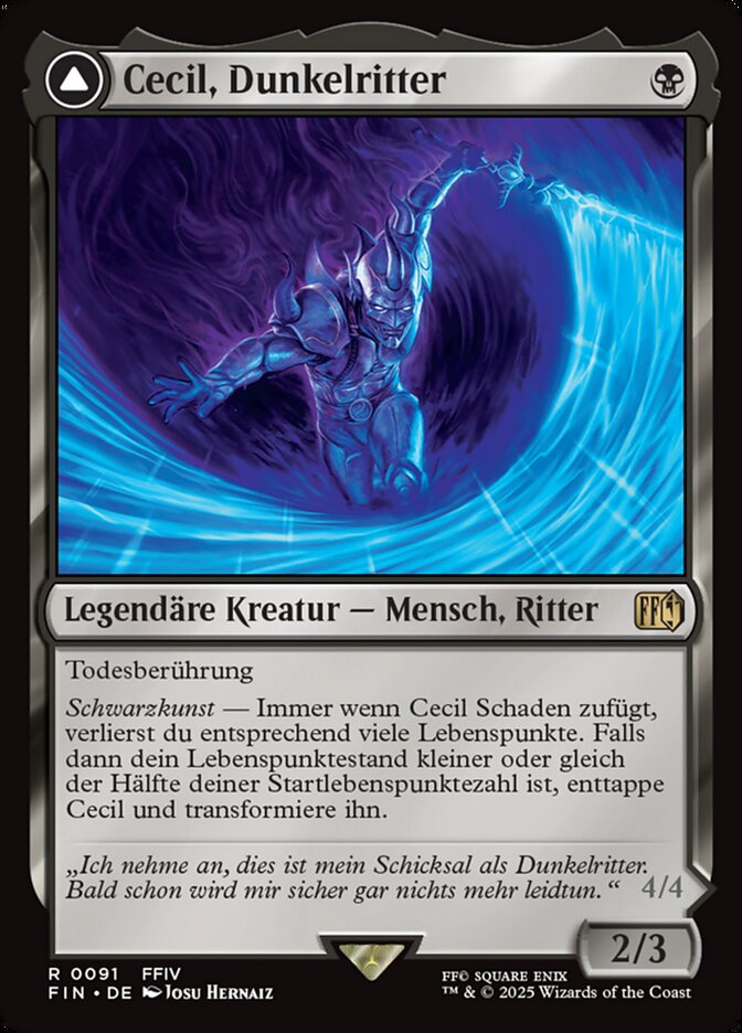Cecil, Dark Knight // Cecil, Redeemed Paladin