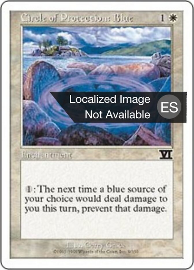 Circulo de protección: Azul