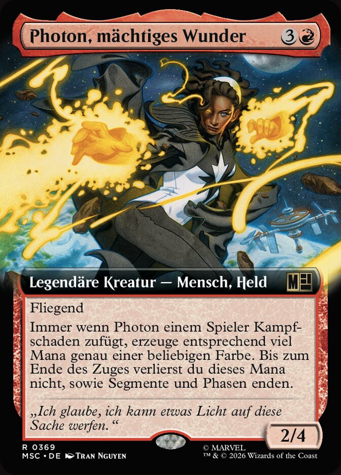 Photon, mächtiges Wunder