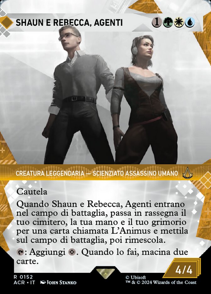 Shaun e Rebecca, Agenti
