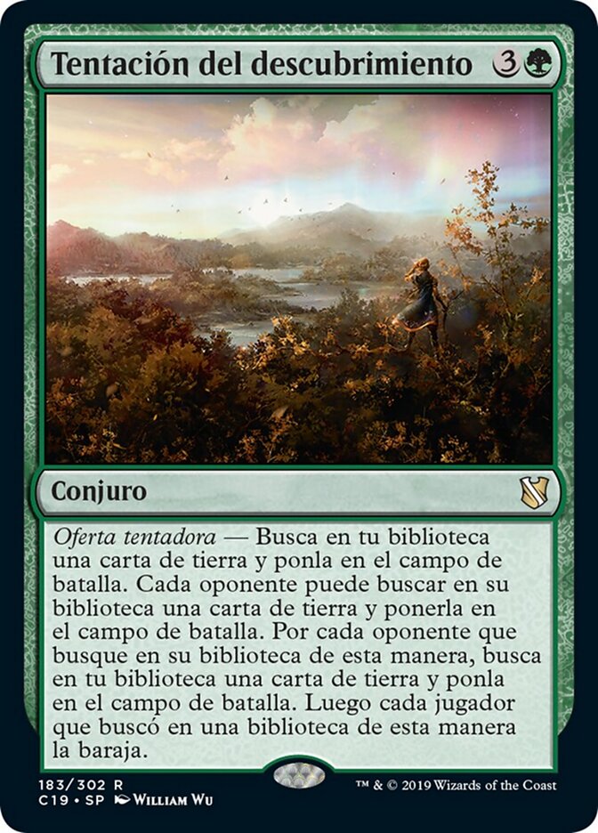 Tentación del descubrimiento