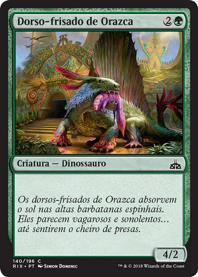Dorso-frisado de Orazca
