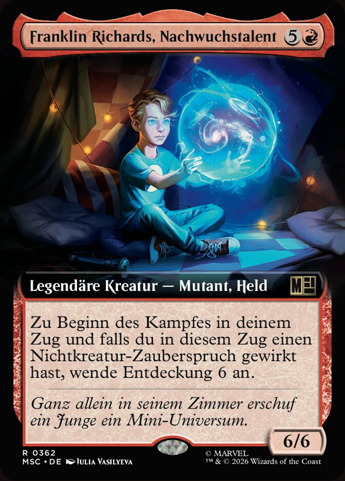 Franklin Richards, Nachwuchstalent