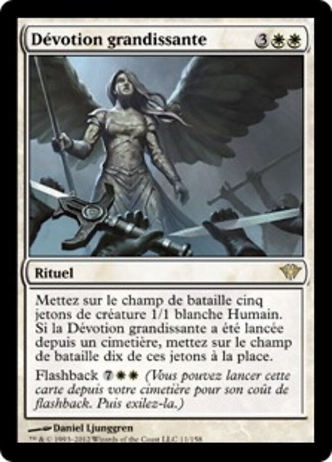 Dévotion grandissante