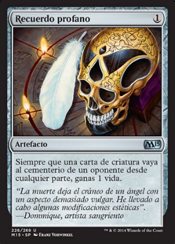 Recuerdo profano