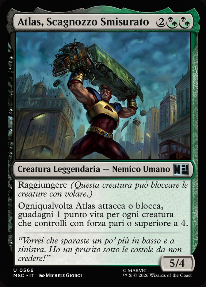 Atlas, Scagnozzo Smisurato