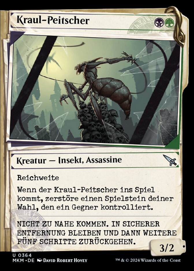 Kraul-Peitscher
