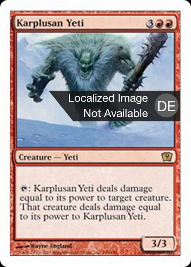 Karplusanischer Yeti