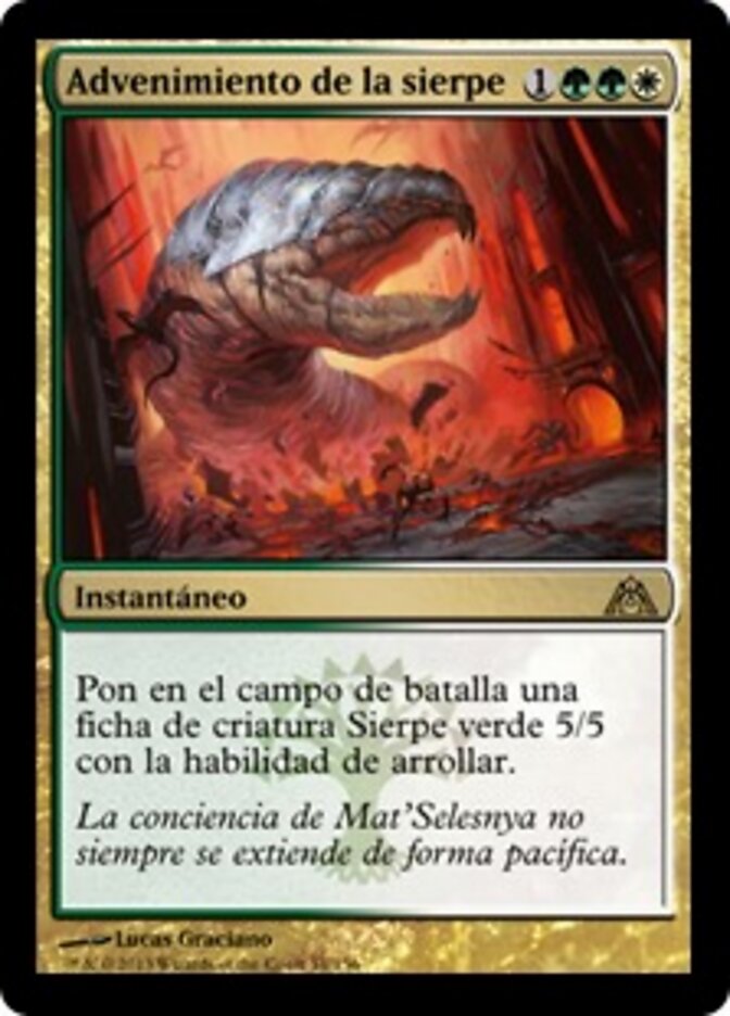 Advenimiento de la sierpe