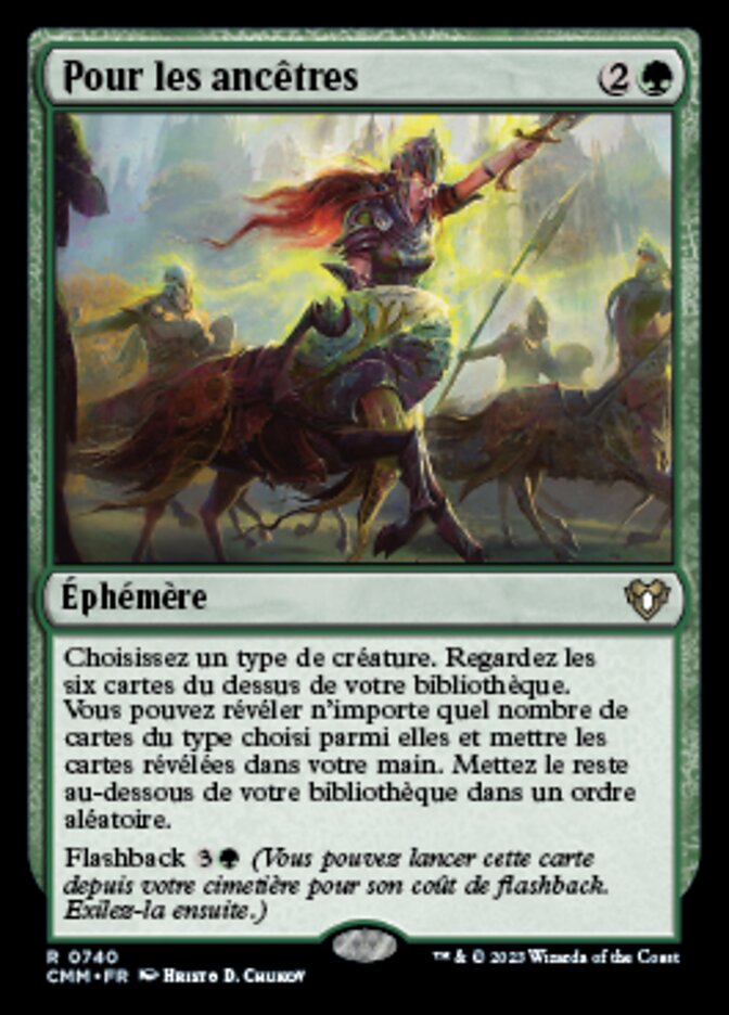 Pour les ancêtres
