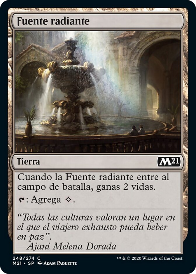 Fuente radiante