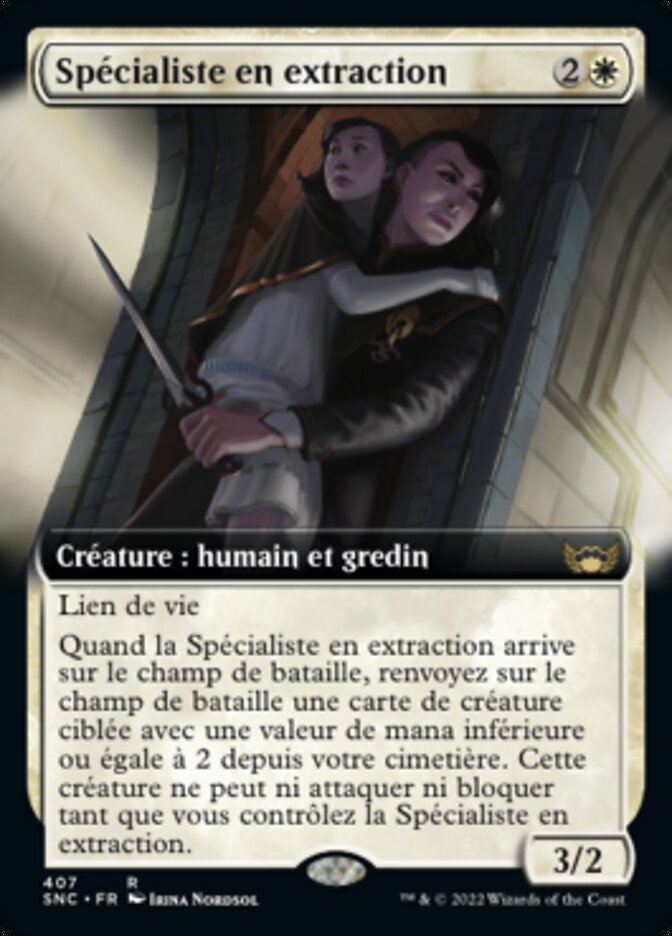 Spécialiste en extraction