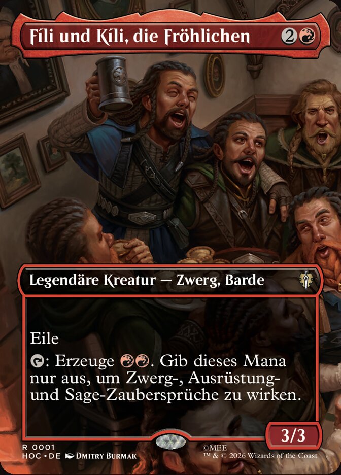 Fíli und Kíli, die Fröhlichen