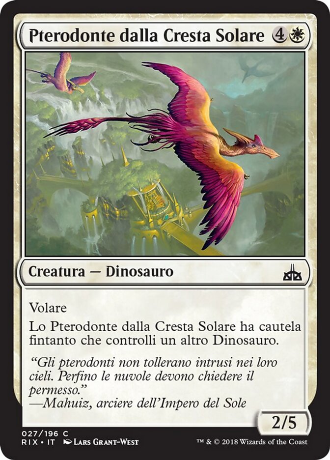 Pterodonte dalla Cresta Solare