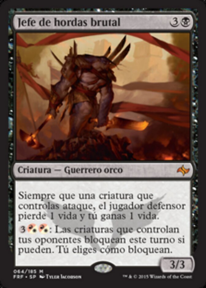 Jefe de hordas brutal