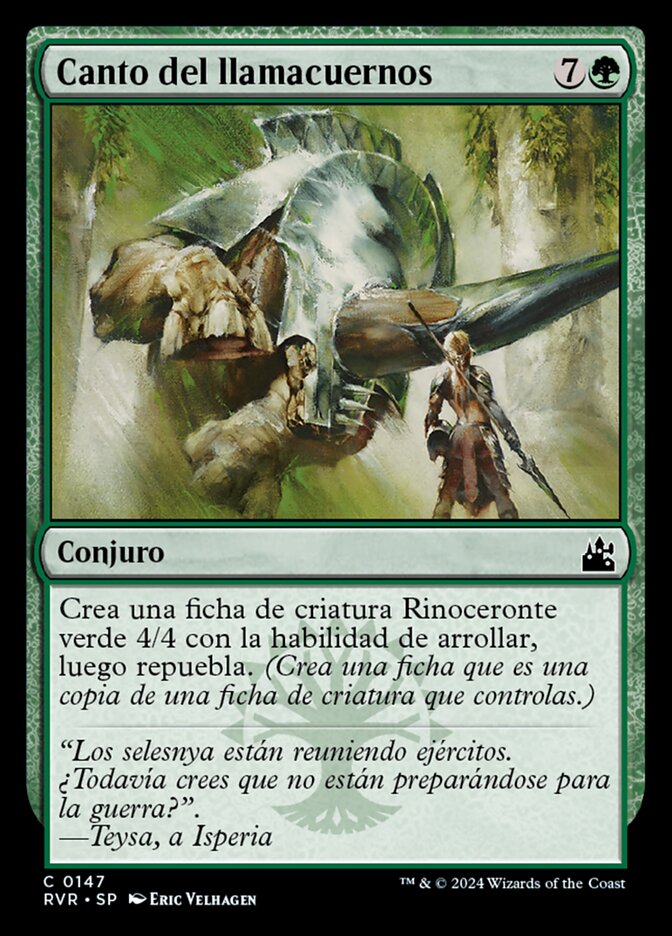 Canto del llamacuernos