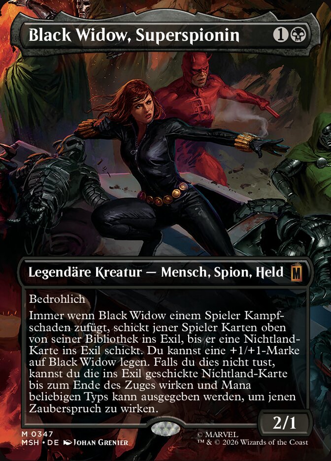 Black Widow, Superspionin