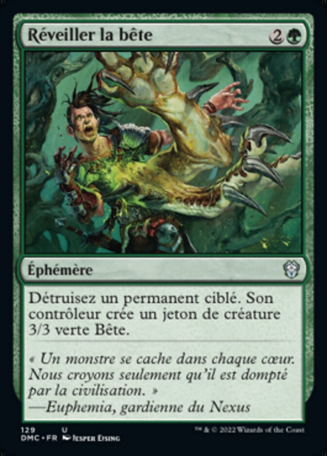 Réveiller la bête