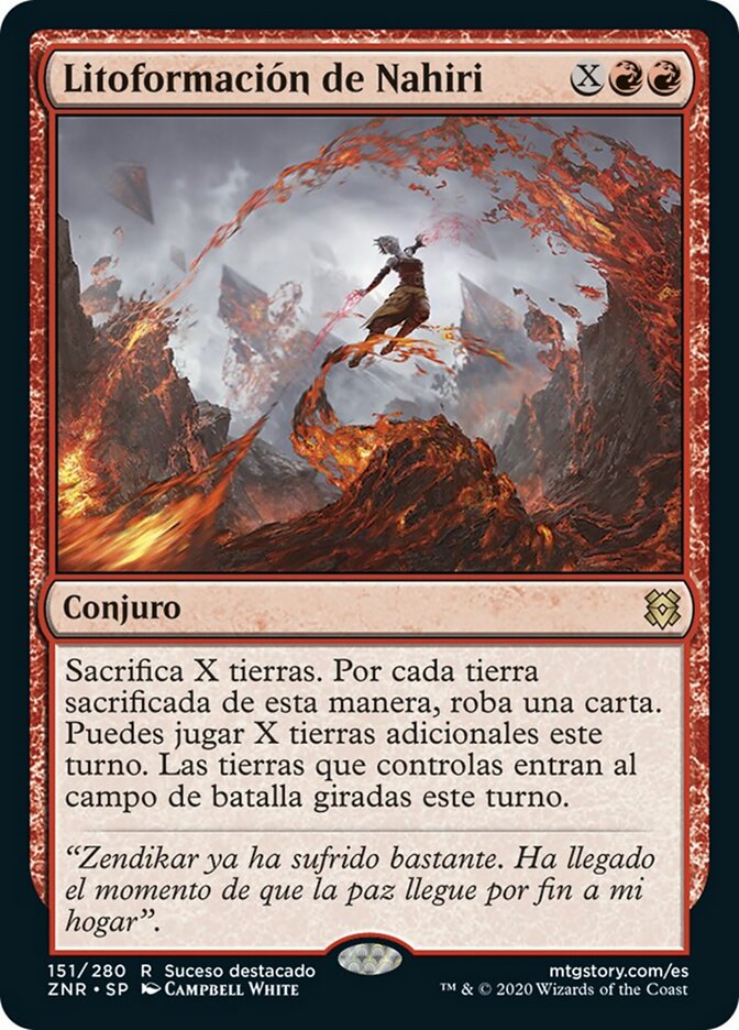 Litoformación de Nahiri