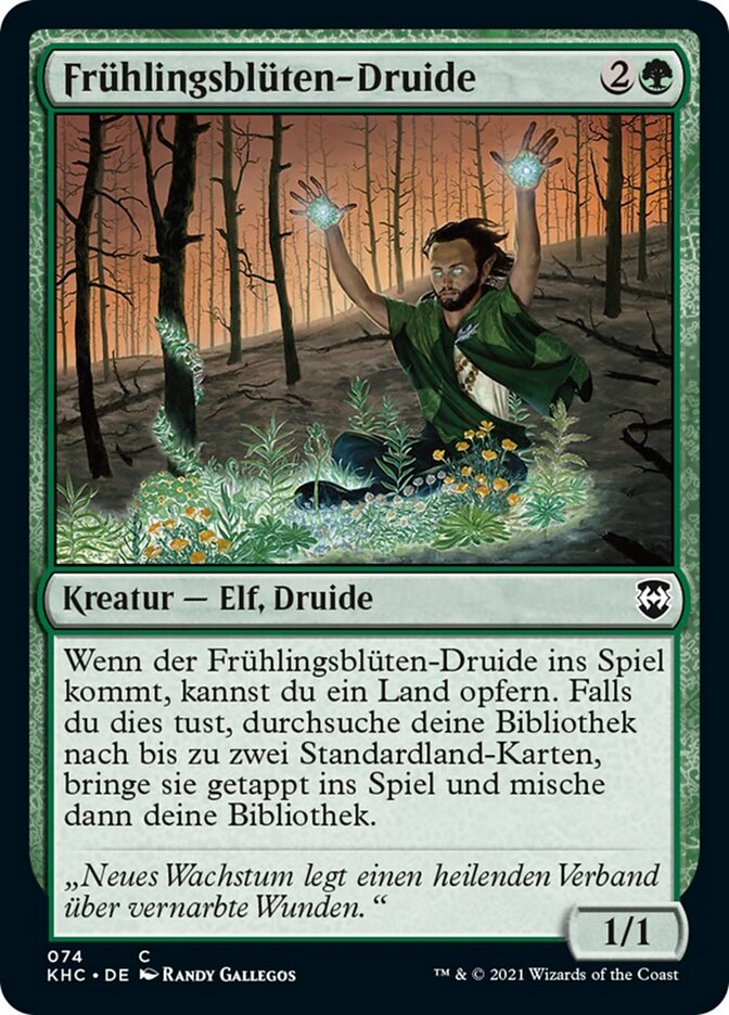 Frühlingsblüten-Druide