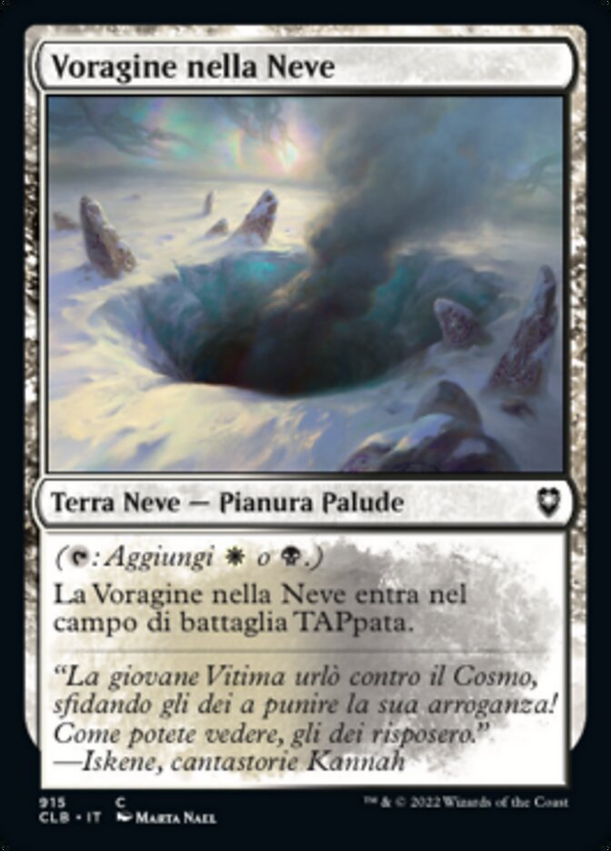 Voragine nella Neve