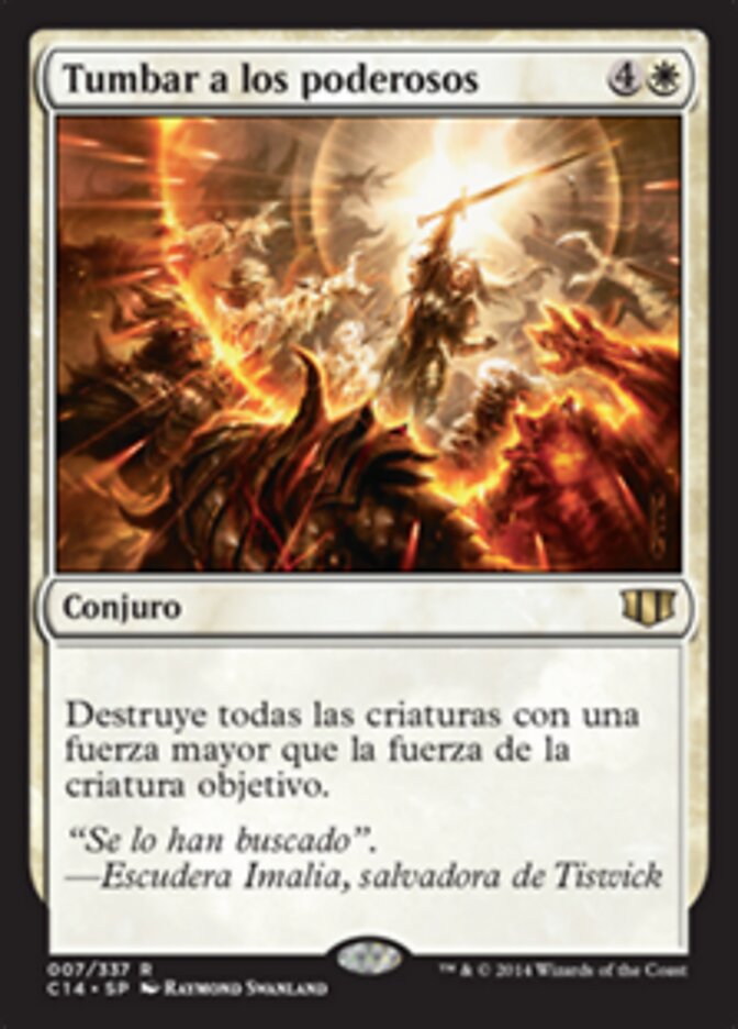 Tumbar a los poderosos
