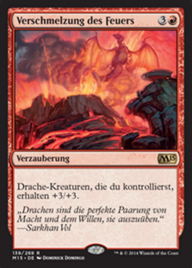 Verschmelzung des Feuers