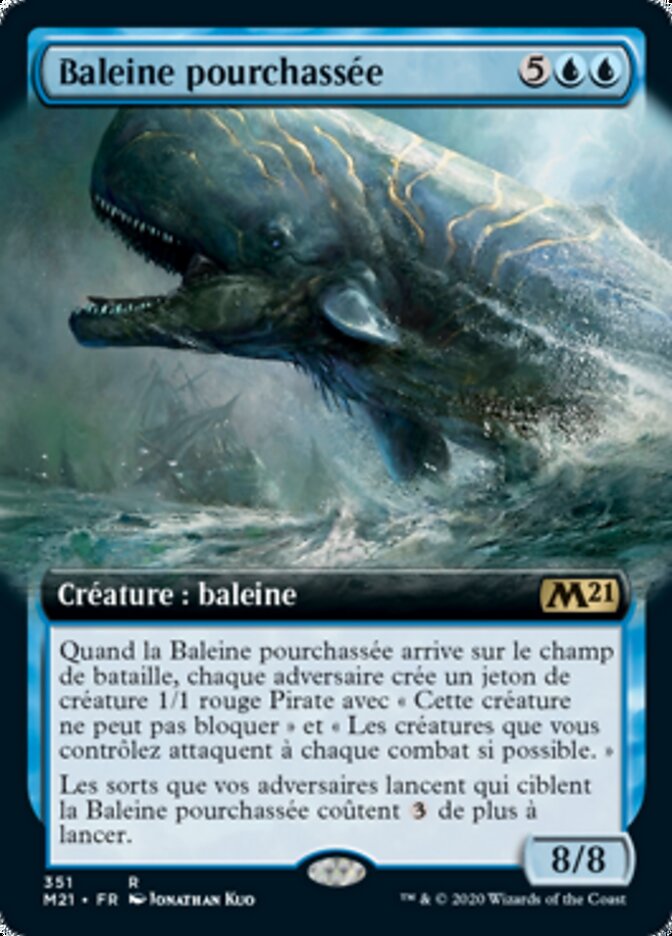 Baleine pourchassée