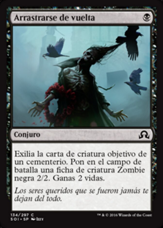 Arrastrarse de vuelta