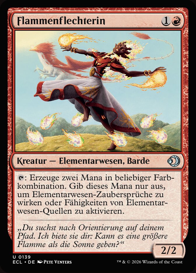 Flammenflechterin