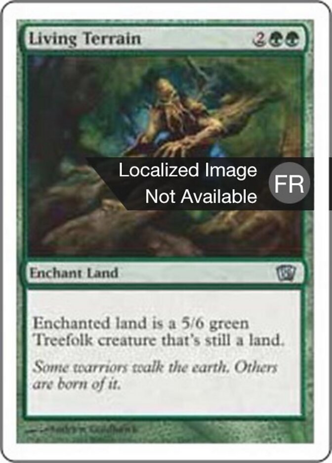 Terrain vivant