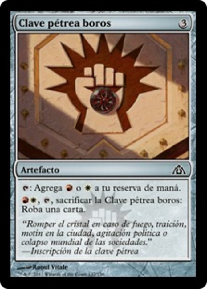 Clave pétrea boros