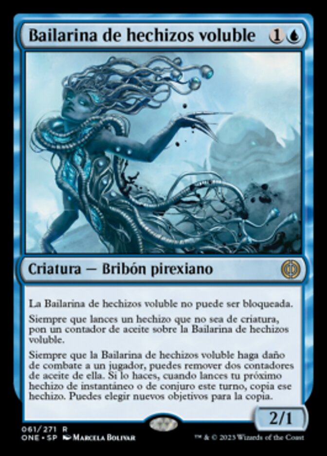 Bailarina de hechizos voluble