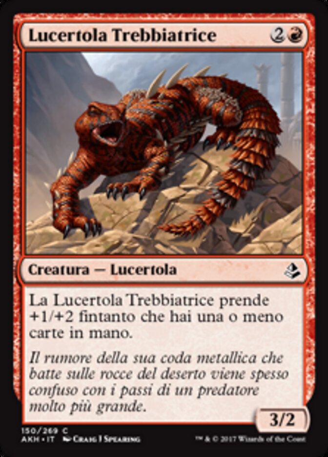 Lucertola Trebbiatrice