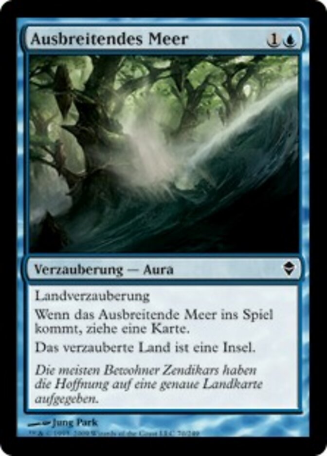 Ausbreitendes Meer