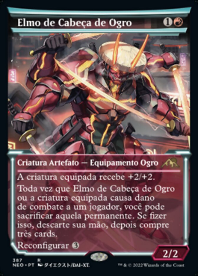 Elmo de Cabeça de Ogro