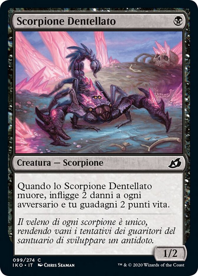Scorpione Dentellato