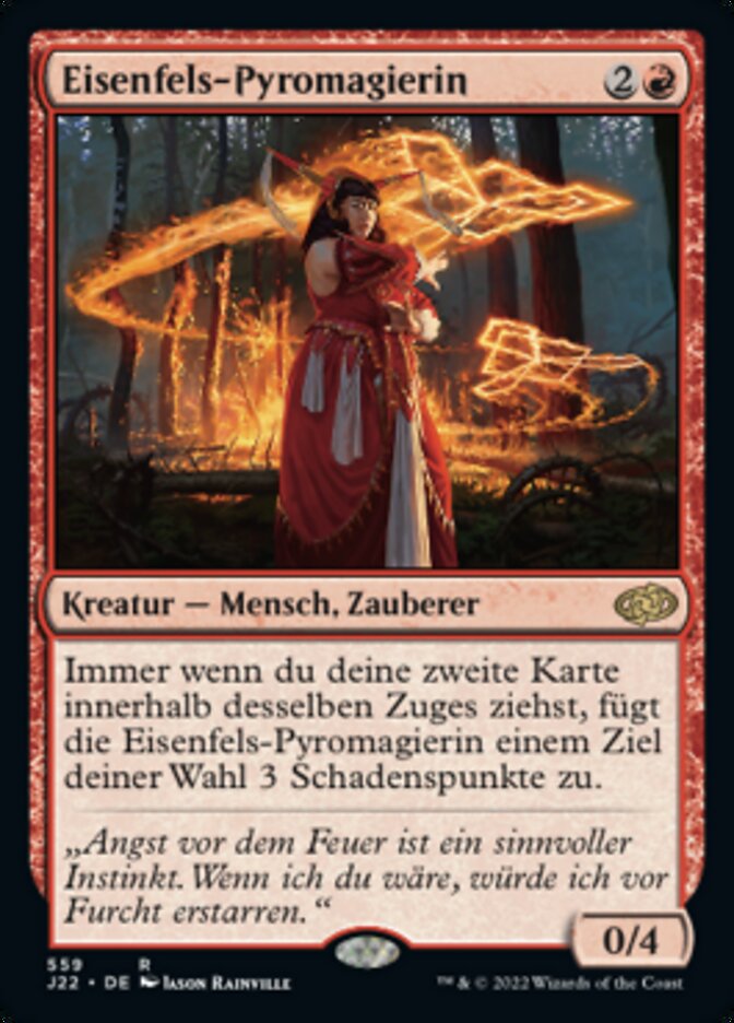 Eisenfels-Pyromagierin