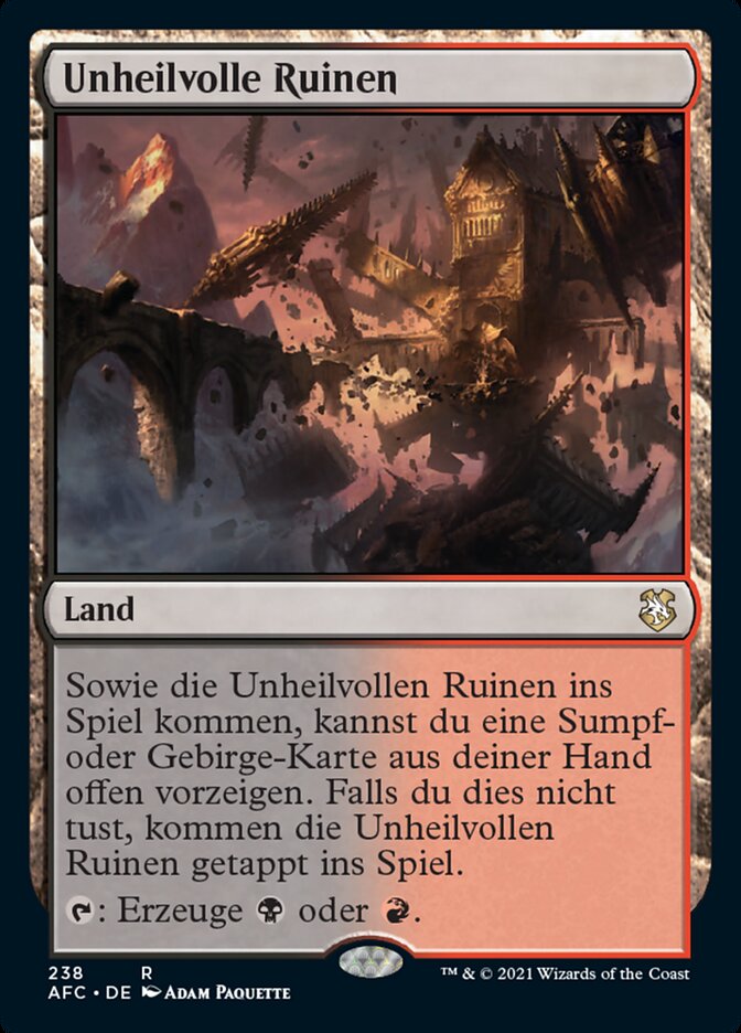 Unheilvolle Ruinen