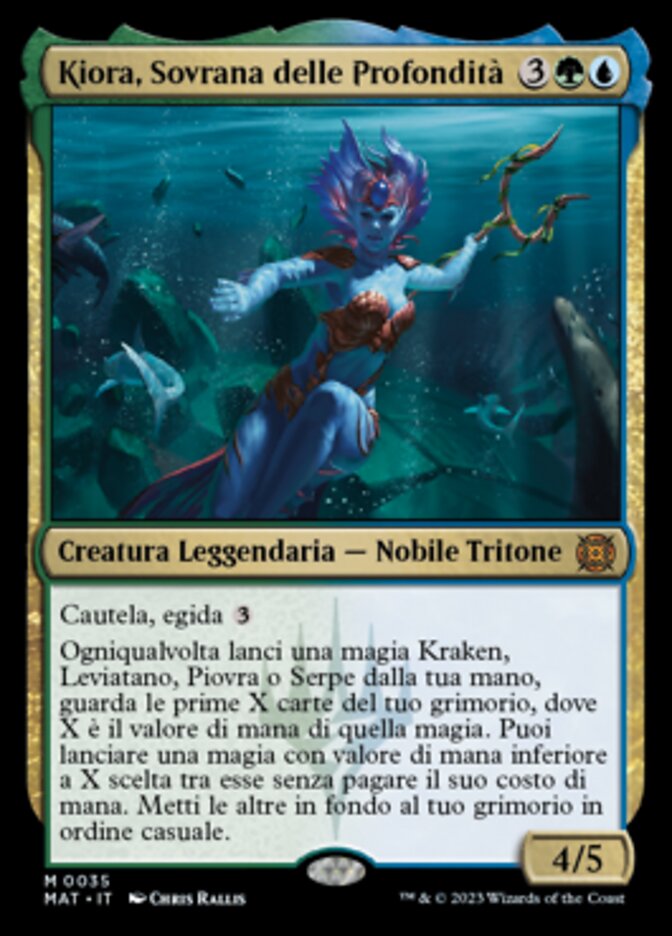 Kiora, Sovrana delle Profondità