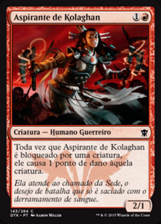 Aspirante de Kolaghan