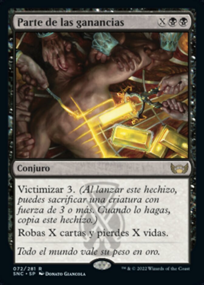 Parte de las ganancias