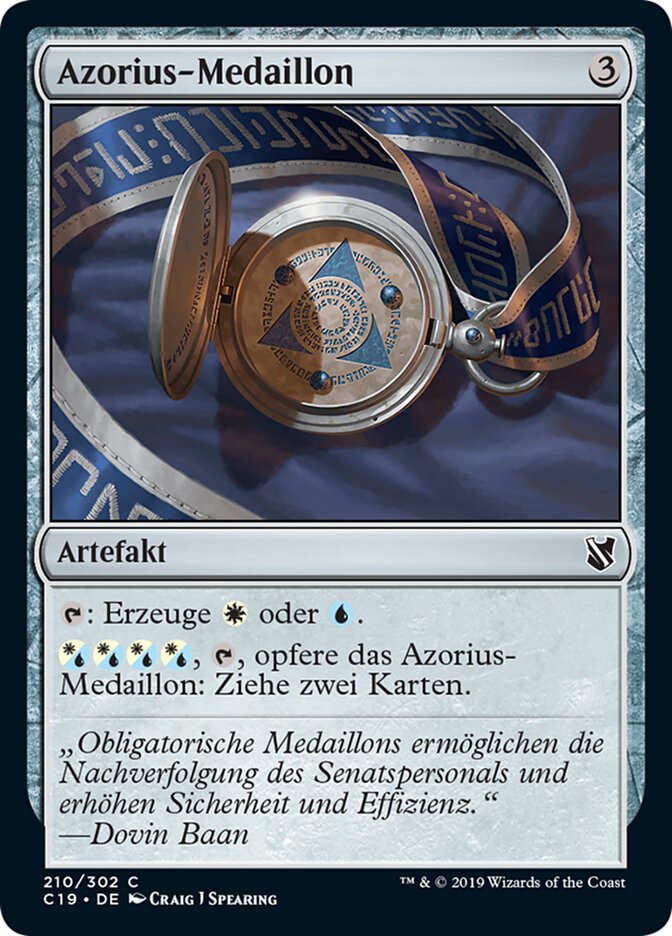 Azorius-Medaillon